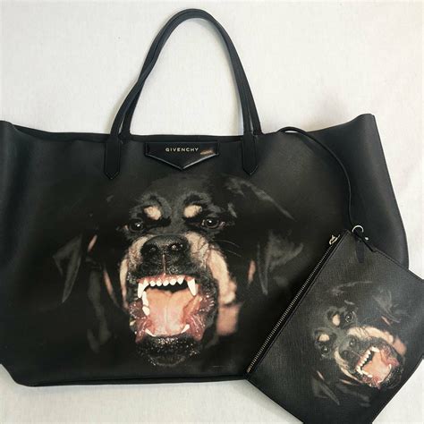 givenchy bag dog face|Givenchy sandals.